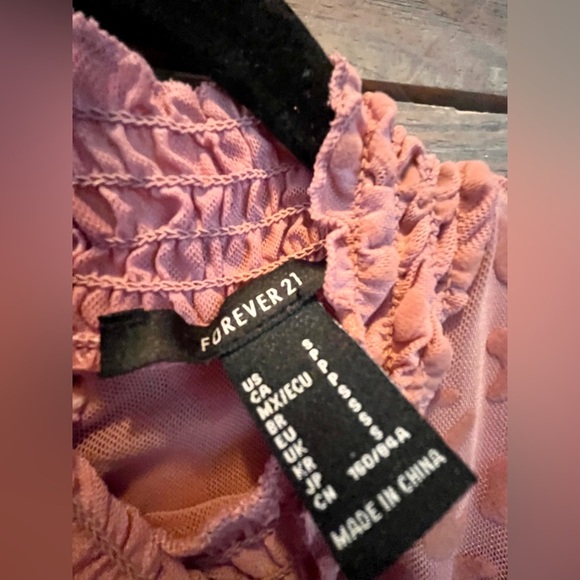 VELVET BURNOUT FAIRY GRUNGE WHIMSY BODYSUIT - Picture 2 of 9